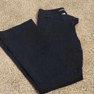 American Eagle Navy Blue Kick Boot Pants